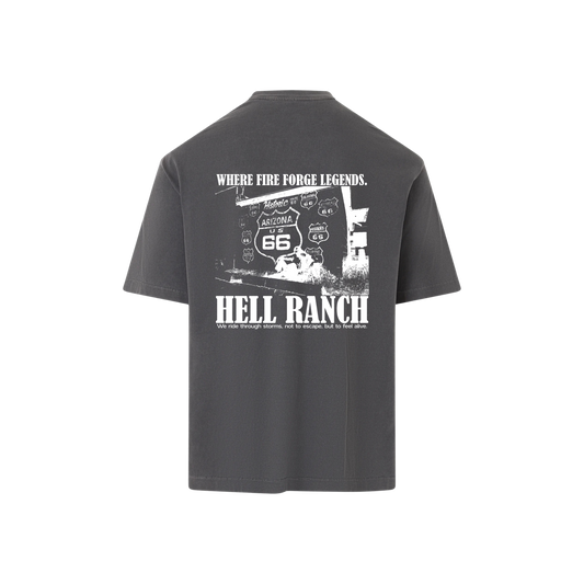 Oversized Tee Boxy "Where Fire Forge Legends."