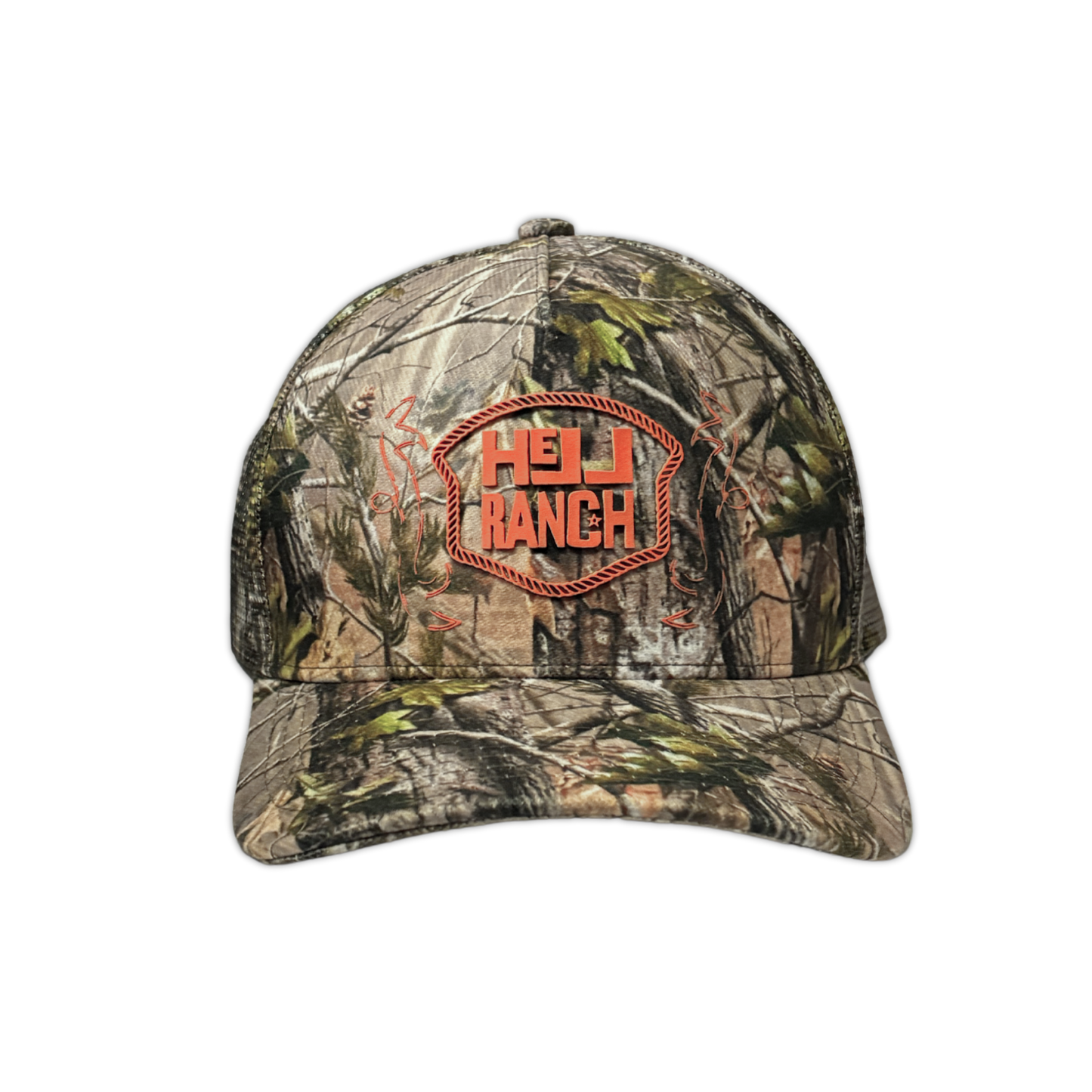 Trucker Hat "Orange Camo"