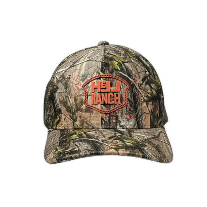 Trucker Hat "Orange Camo"
