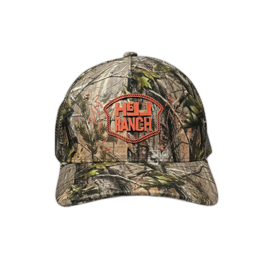 Trucker Hat "Orange Camo"