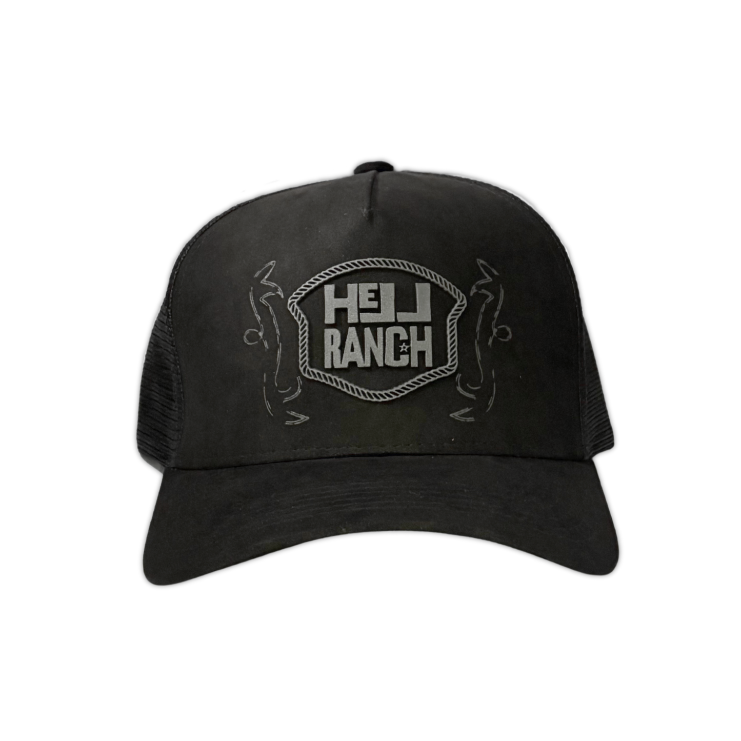 Trucker Hat "Black Suede"