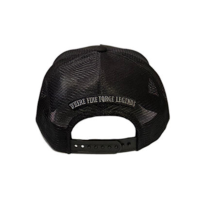 Trucker Hat "Black Suede"
