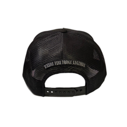 Trucker Hat "Black Suede"