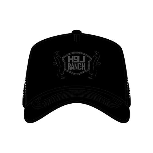 Trucker Hat "Black Suede"